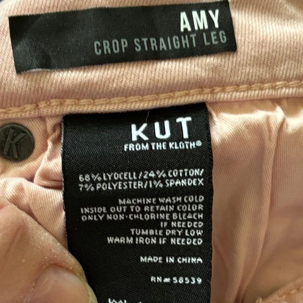 Kut from the‎ Kloth Light Pink Ankle Jeans Size 8